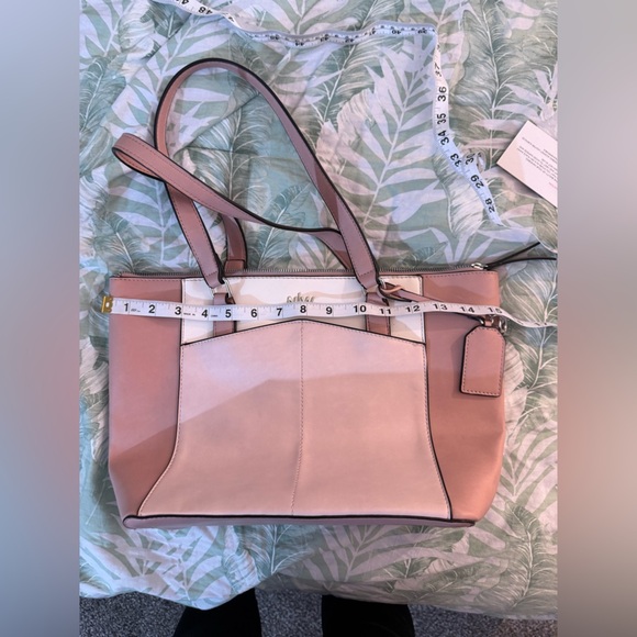 Nine West Blush and Cream Atwell Tote - New, tags removed - Picture 8 of 10